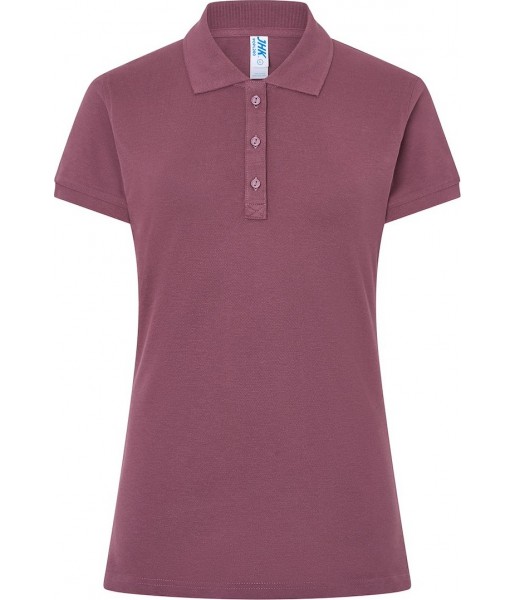 koszulka polo damska regular bawełna 200g elegancka do pracy i na co dzień