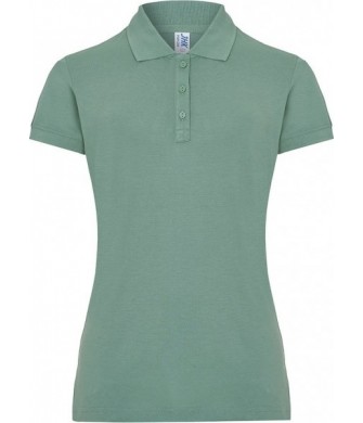 koszulka polo damska regular bawełna 200g elegancka do pracy i na co dzień