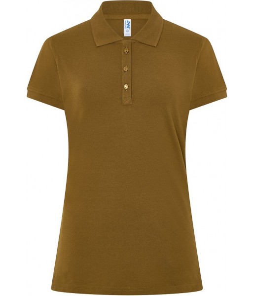 koszulka polo damska regular bawełna 200g elegancka do pracy i na co dzień