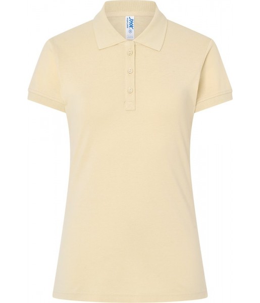 koszulka polo damska regular bawełna 200g elegancka do pracy i na co dzień