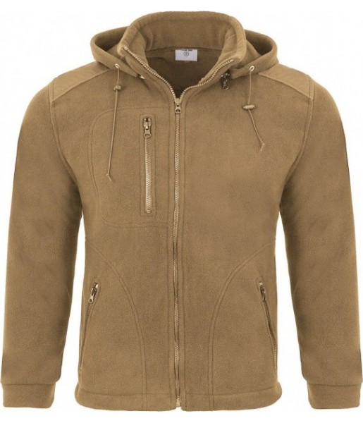 polar męski premium bushood 360g gruby odpinany kaptur outdoor trekking praca wzmocnienia manom