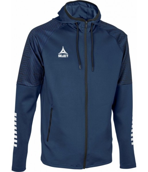 bluza treningowa select monaco v24 z kapturem dry wick rozpinana do treningów i klubów