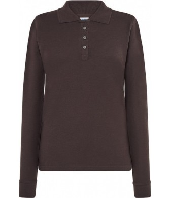 koszulka polo damska ls pique 200g elegancka dopasowana idealna do haftu i zastosowań sportowych