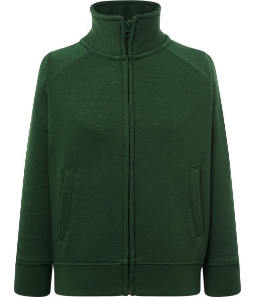 bluza dziecięca full zip 290g kołnierz zamek boczne kieszenie unisex