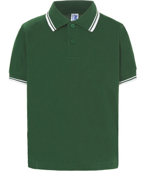 koszulka dziecięca polo bawełna 200g oddychająca do szkoły i na wf