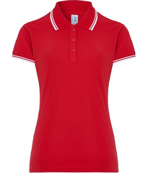 koszulka polo damska regular bawełna 200g elegancka do pracy i na co dzień
