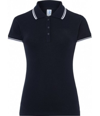 koszulka polo damska regular bawełna 200g elegancka do pracy i na co dzień