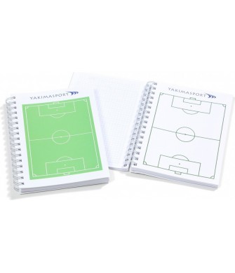 blok trenera a6 na kółkach boisko piłkarskie notatki trener szkolenie trening