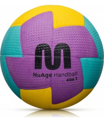 piłka ręczna meteor nuage junior r1 lekka gumowa 24 panele idealna na halę i boisko dla młodych graczy