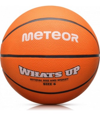 piłka koszowa meteor whats up rozmiar 6 gumowa antypoślizgowa do treningów