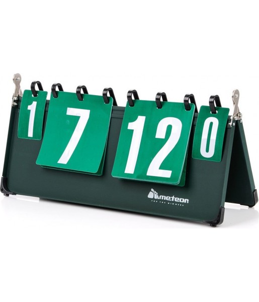 tablica wyników meteor nr 1-30, liczydło punktów z zielonymi kartami, do siatkówki i tenisa