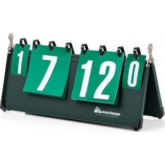 tablica wyników meteor nr 1-30, liczydło punktów z zielonymi kartami, do siatkówki i tenisa