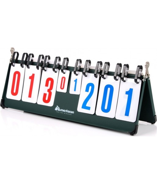 liczydło punktów meteor do koszykówki 1-999 pkt, tablica wyników z czerwono-niebieską numeracją