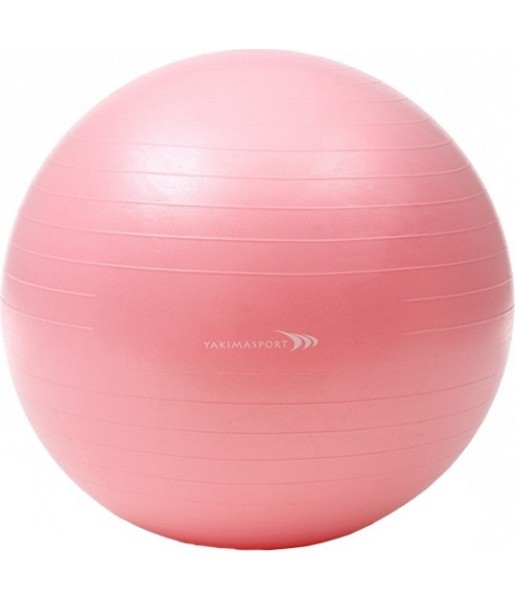piłka gimnastyczna yakima 85 cm różowa, piłka fitness do ćwiczeń, antypoślizgowa, anti burst