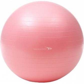 piłka gimnastyczna yakima 85 cm różowa, piłka fitness do ćwiczeń, antypoślizgowa, anti burst