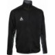 bluza treningowa select spain zip v25 czarna, rozpinana, kieszenie boczne na suwak, 100% poliester