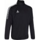 bluza treningowa select argentina half zip junior czarna, 1/2 zip, zamek ykk, ściągacze, poliester