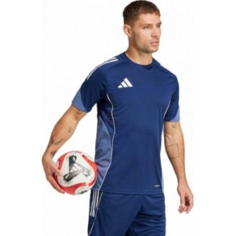 koszulka sportowa adidas tiro 25 competition ji6555 granatowa, aeroready, siateczkowe panele
