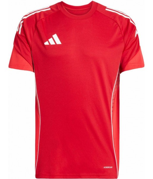 koszulka sportowa adidas tiro 25 competition ji6488 czerwona, aeroready, siateczkowe panele
