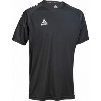 koszulka piłkarska select spain junior v25 czarno-biała, lekka, oddychająca, szybkoschnąca