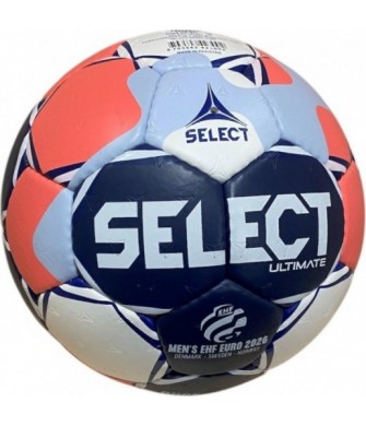 piłka ręczna select ultimate euro man r. 3, zero-wing, ręcznie szyta, pewny chwyt, ehf approved