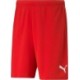 spodenki sportowe puma teamrise 704942 01 czerwone, drycell, regularny krój, treningowe