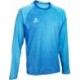 bluza bramkarza select spain v25 niebieska, oddychająca, szybkoschnąca, mikropoliester