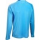 bluza bramkarza select spain v25 niebieska, oddychająca, szybkoschnąca, mikropoliester