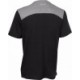 koszulka sportowa select oxford czarno-szara, bawełna, poliester z recyklingu, 160 g/m2