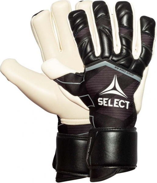 rękawice bramkarskie select 88 pro grip, negative cut, quartz 3 mm, airprene, czarno białe