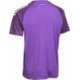 koszulka piłkarska select spain junior v25 purpurowa 140 g/m2 szybkoschnąca i oddychająca do gry