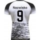 koszulka siatkarska defender pro p3 junior biało-czarna do siatkówki halowej z sublimacją