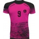 koszulka siatkarska defender pro p3 różowo-czarna do siatkówki halowej z personalizacją