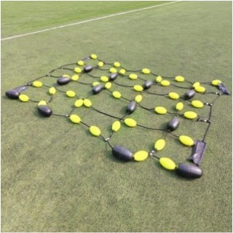 deflektor bramkarski yakima gk ball deflector matrix czarno-jasnozielony do treningu reakcji