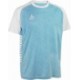 koszulka piłkarska select pisa x błękitno-biała 140 g/m2 szybkoschnąca i oddychająca do gry
