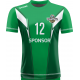 koszulka siatkarska omega 16 junior zielono-biała, sublimacja, premium do siatkówki halowej