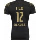 koszulka siatkarska defender pro pn junior czarno-złota dla szkół w pełnej sublimacji