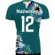 koszulka siatkarska defender pro pn junior zielono-niebiesko-czarna dla szkół w pełnej sublimacji