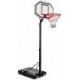 zestaw do koszykówki meteor boston 3 czarno-czerwony z regulacją 210-260 cm i podstawą 65 l