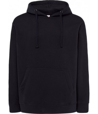 bluza treningowa unisex hood jt granatowa z kapturem i kieszenią kangurka pod znakowanie