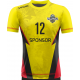 koszulka siatkarska omega 18 żółto-czarno-czerwona, sublimacja, szybkoschnąca do hali