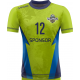 koszulka siatkarska omega 18 jasnozielono-niebieska, sublimacja, szybkoschnąca do hali