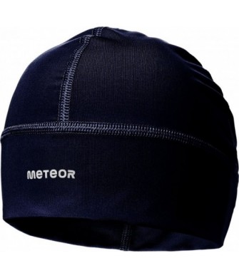 czapka treningowa meteor shadow granatowa szybkoschnąca z sanitized i odblaskowym logo