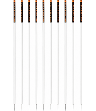 Tyczka Treningowa i Slalomowa Yakima Elite 170 cm - zestaw 10 sztuk Białe