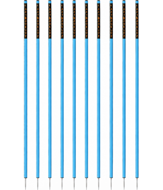 Tyczka Treningowa i Slalomowa Yakima Elite 170 cm - zestaw 10 sztuk Niebieskie