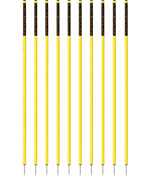 Tyczka Treningowa i Slalomowa Yakima Elite 170 cm - zestaw 10 sztuk