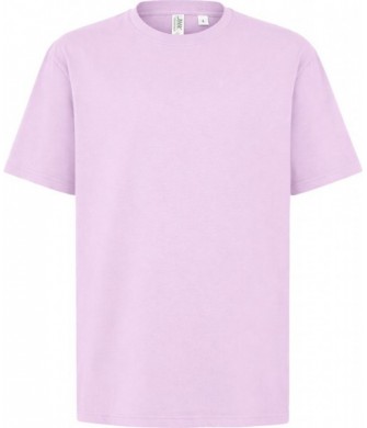 Różowa Mauve koszulka bawełniana męska JHK TSUAOVER oversize 200 g/m²