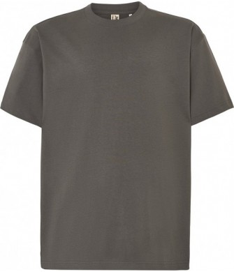 Szara koszulka bawełniana męska oversize 240 g JHK TSUAOVER240 Wolf Grey
