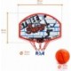 Tablica do koszykówki Meteor Memphis 65 * 45 cm z obręczą, siatką, piłką i pompką