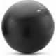 Czarna piłka fitness Meteor 65 cm Anti-Burst z pompką nożną
